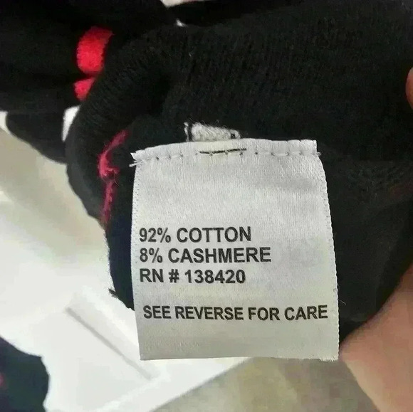 Per Se by Carlisle Cotton/Cashmere Sweater Size S - Picture 4 of 4